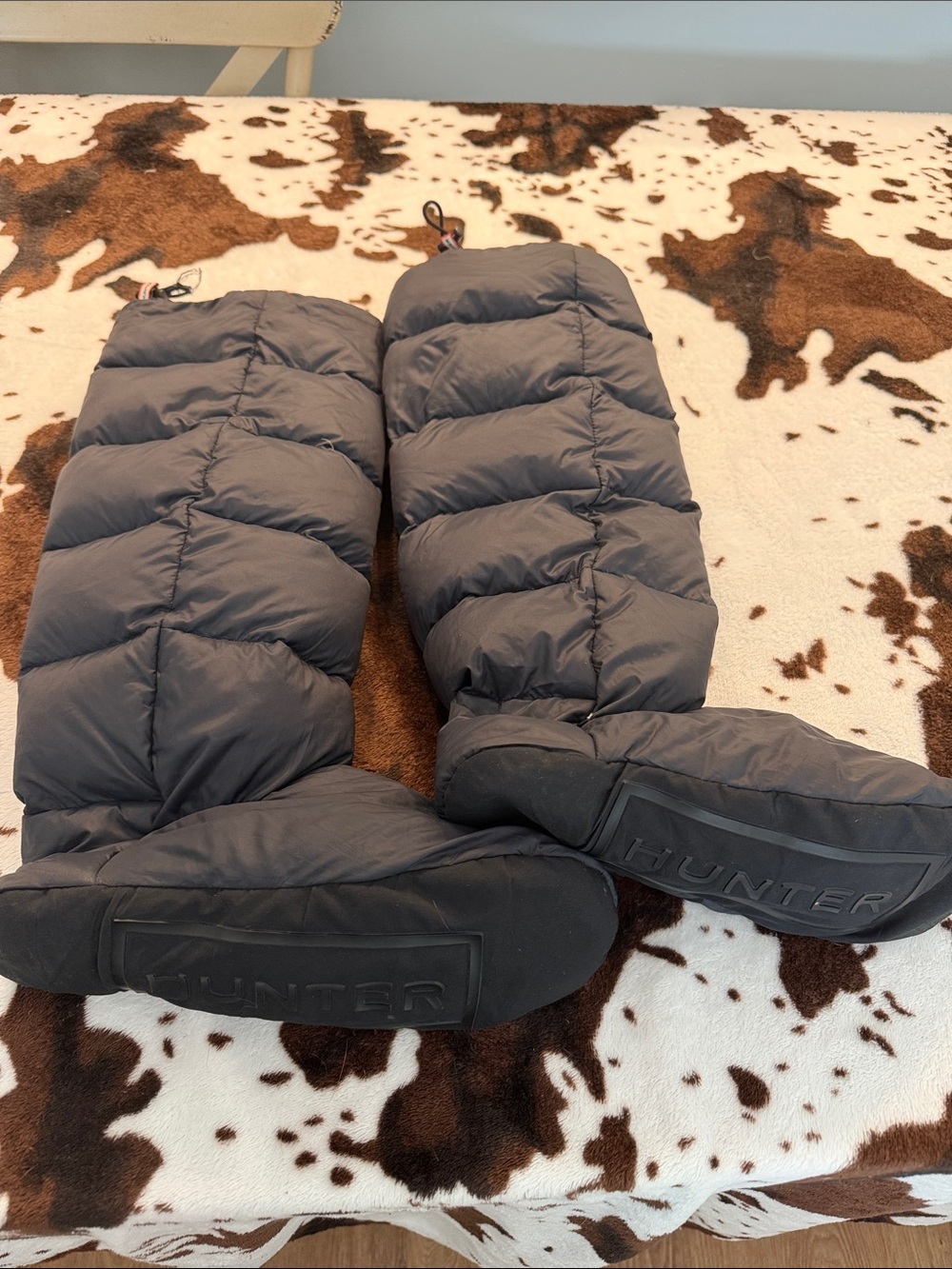 Hunter Black Puffer Boot Liners